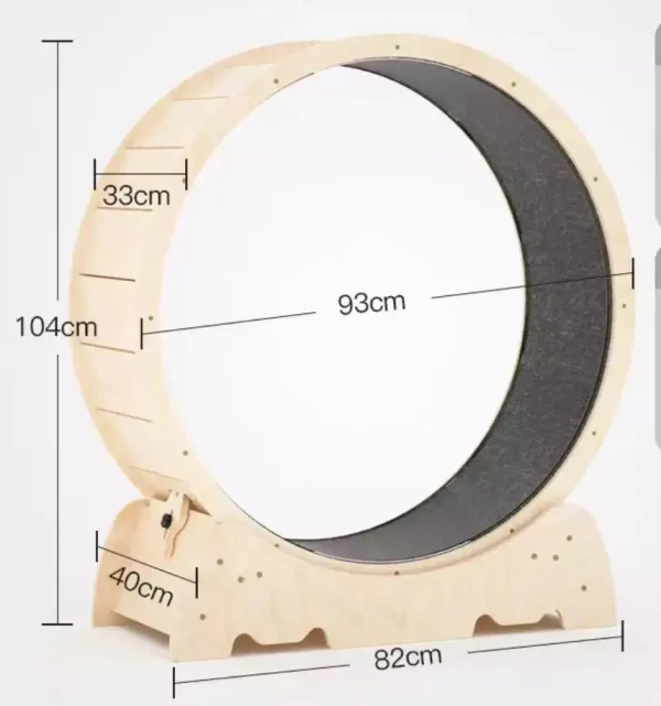 Roue d'exercice roulant pour chat